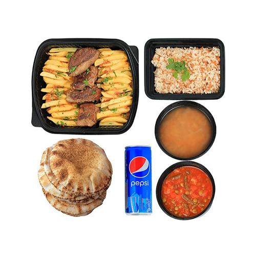 وجبه لحم محمره بالزبدة