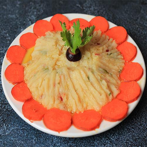 ماعون بطاطا مهروسة