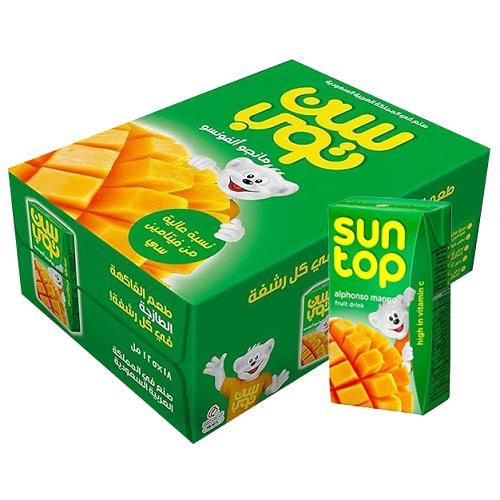 Sun Top Mango Alphonso Juice 125ml 18Pcs