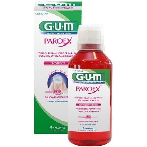 Sunstar Gum Paroex 0.12%Mouth Wash to Remove Plaque and Maintain Gum Health 300ml