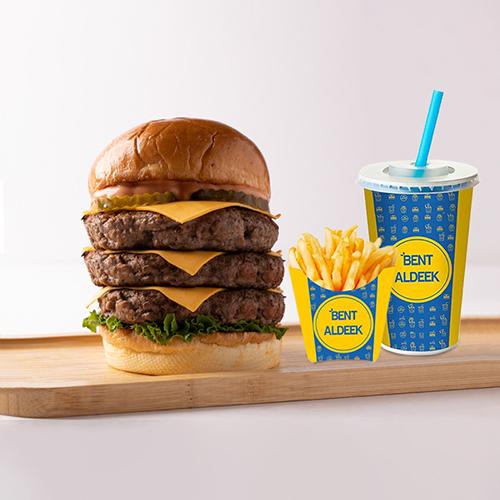 Triple Pink Burger Regular