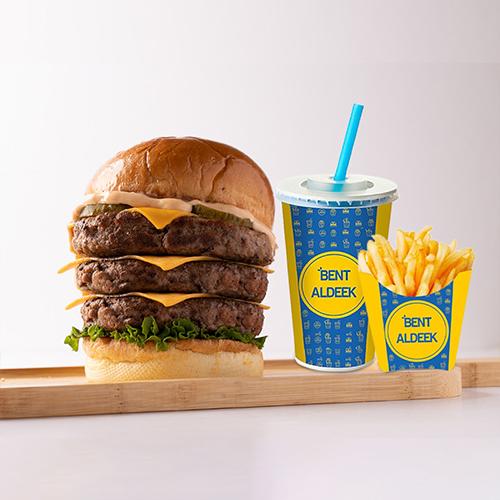 Tripple Smash Burger Regular