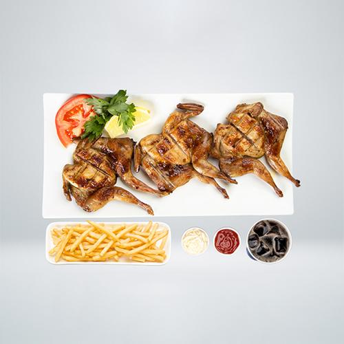 Grilled Quail Meal Regular