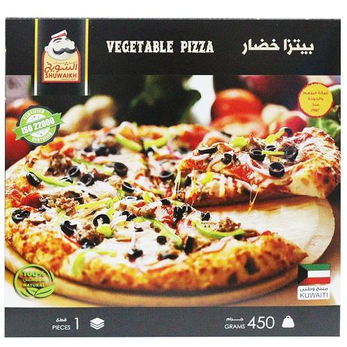 معجنات الشويخ بيتزا الخضار 450جم