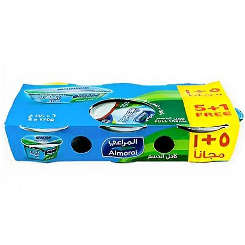 Almarai Zabadi Al Sham Full Fat Yoghurt 170g 6Pcs