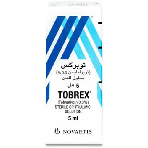 توبركس توبرامايسين0.3% قطرة للعين لعلاج العدوي البكتيرية 5مل