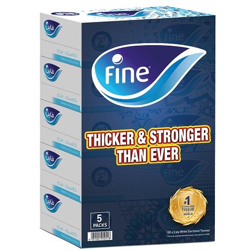 Fine Classic Euphoria Facial Tissues 5Pcs x 150Tissues