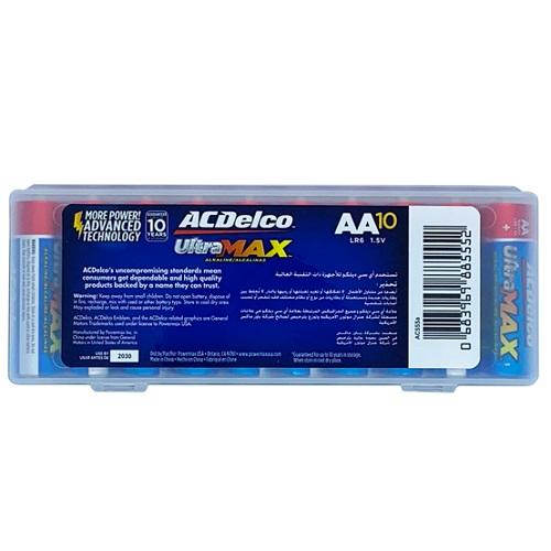 AC Delco Ultra Max AA PK Blister Card Battery 1.5V 10Pcs