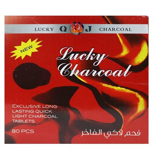 لاكي فحم بخور اسود فاخر 80حبة