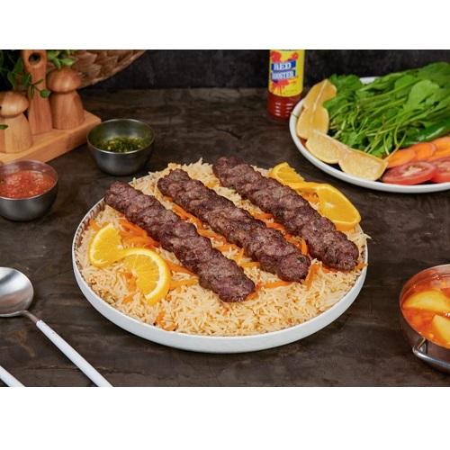 Bukhari with Kebab Meat
