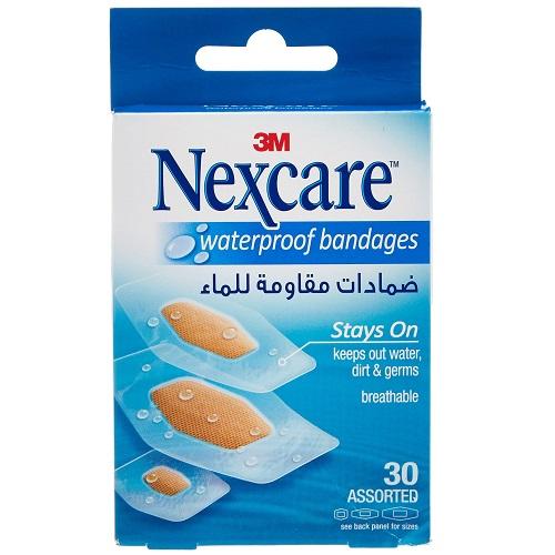 3M Nexcare Waterproof Bandages 30Pcs No.58830