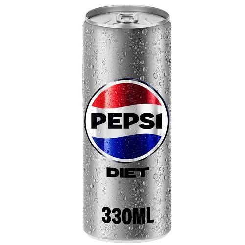 Pepsi Diet Soft Drink Can 330ml