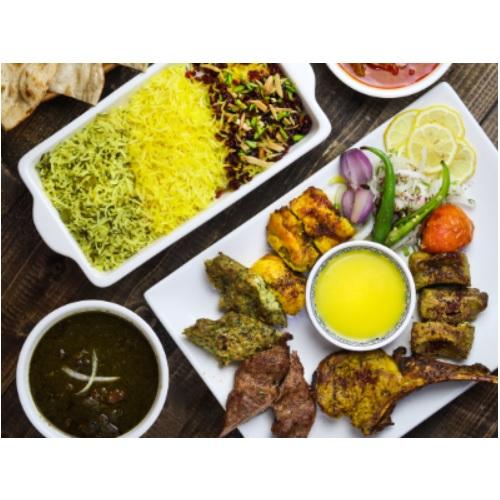 طبق مشويات لحم