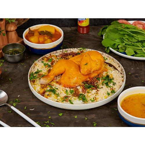 Chicken Majbous Tray