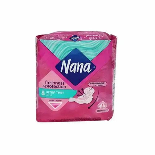Nana Sanitary Pads Ultra Thin Long 8Pads