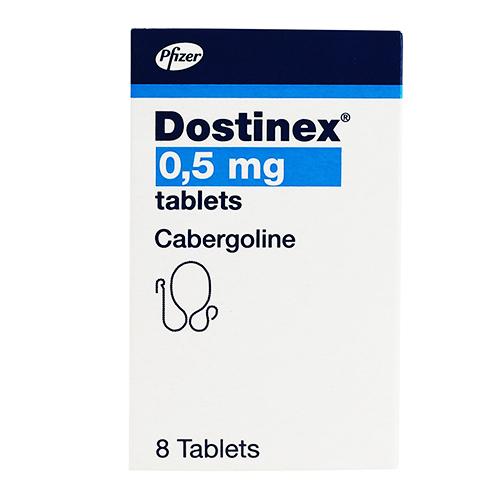 Dostinex 0.5mg to Treat High Levels of Prolactin Hormone 8Tablets