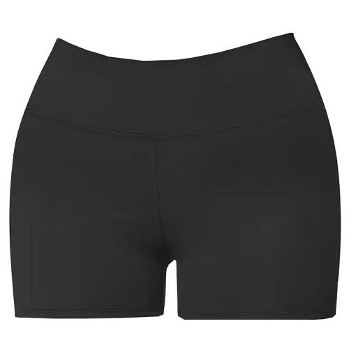 شورت استرتش نسائي اسود رقم.KCA-003