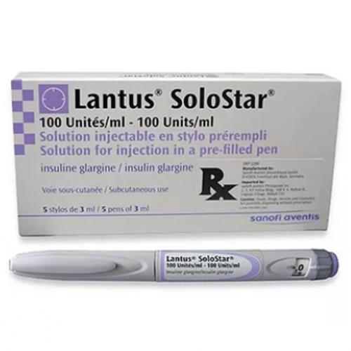 Lantus Solostar 100IU/ml Insulin Injection 3ml 5injection