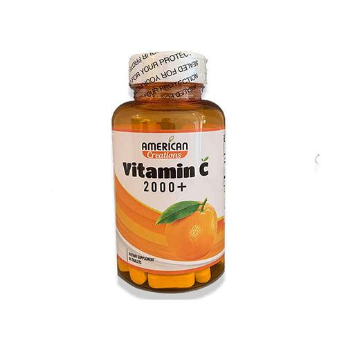 American Creations Vitamin C 2000+ for immune Support 60Tablets