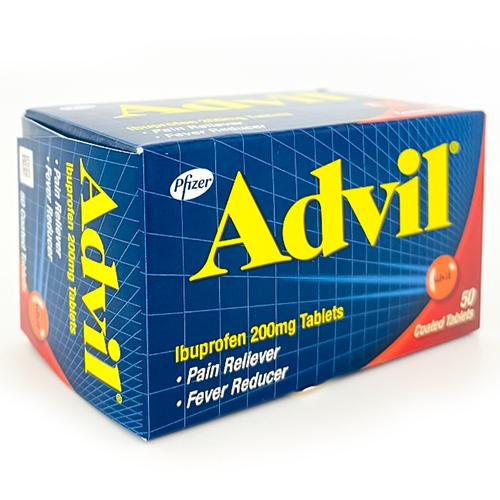 Advil 200mg for Pain Reliever and Fever Reducer 50Coated Tablets