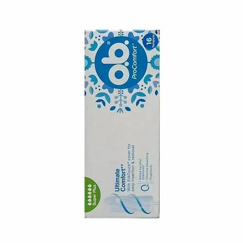 Johnsons ob Super Plus Tampons for Protection During Menstrual Flow 16Pcs