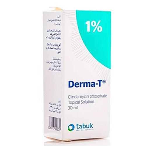 Derma T 1% Clindamycin Phosphate Topical Solution 30ml