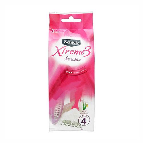 Schick Xtreme Razors for Women 3Blades 4Pcs