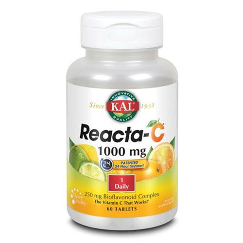 Kal Reacta C 1000mg Dietary Supplement Vitamin C 60Tablets