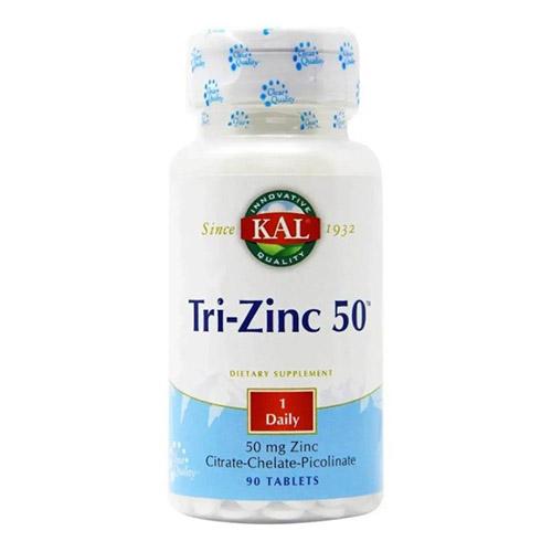 Kal Tri Zinc 50 Dietary Supplement to Support Immune Health 90Tablets