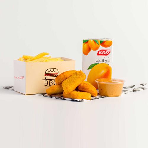 وجبة دجاج ناجتس