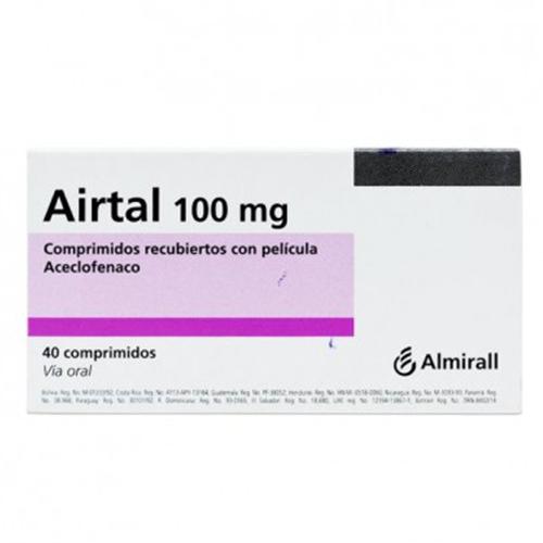Airtal 100mg to Relieve Pain and Reduce Inflammation 40Film Coated tablets