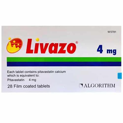 Livazo 4mg for Blood Cholesterol Levels Lowering 28Tablets