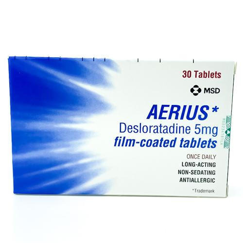 Aerius 5mg for Allergy Relief 30Film Coated Tablets