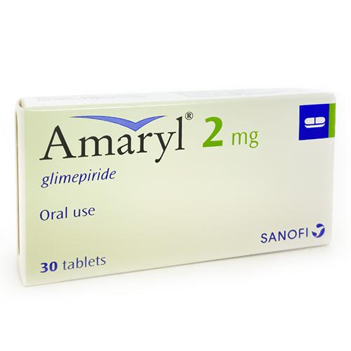 Amaryl 2mg for the Treatment of Type 2 Diabetes 30Tablets