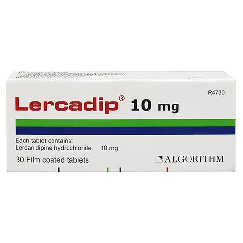 Lercadip 10mg Reduces High Blood Pressure 30Film Tablets Coated