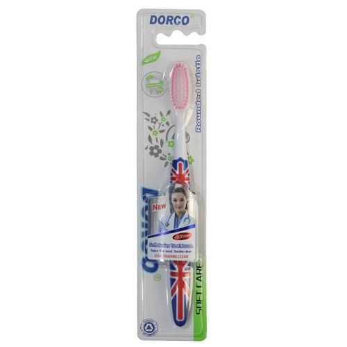 Dorco Double Clean Soft Round Bristles Toothbrush No.D308