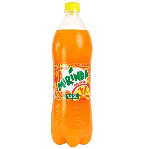Mirinda Soft Drink Orange Flavor Family Size Bottle 1.25Ltr