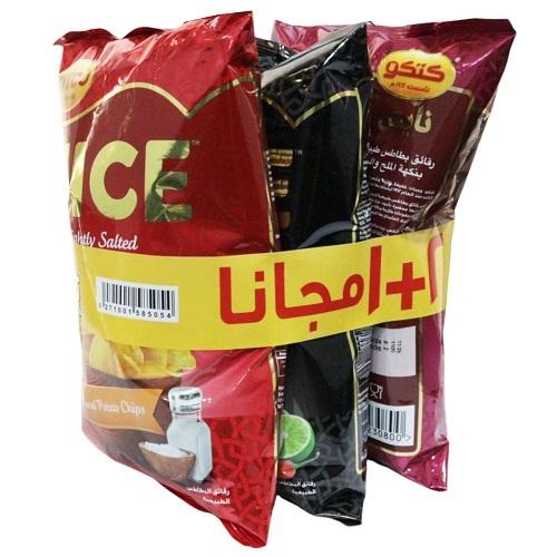 Kitco Nice Potato Chips with Assorted Flavors 110g 2+1Free