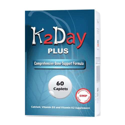K2Day Plus Dietary Supplement for Bone Formation and Improvement 60Coated Tablets