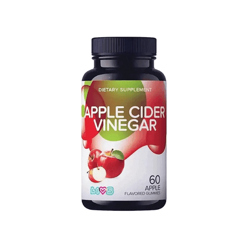 Livs Apple Cider Vinegar Dietary Supplement for Slimming Apple Flavour 60Gummies