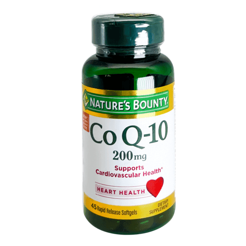 Natures Bounty Co Q10 200mg Dietary Supplement for Maintaining Heart Health 45Softgel Capsules