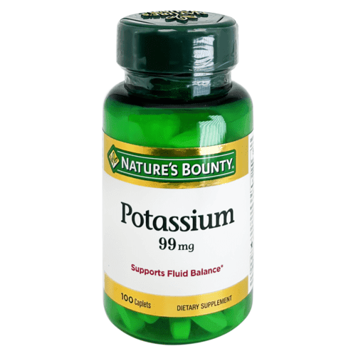 Natures Bounty Potassium 99mg Dietary Supplement to Support Fluid Balance 100Caplets