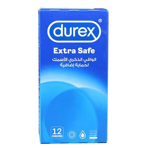 Durex Extra Safe Thickest Condoms for Extra Protection 12Condoms