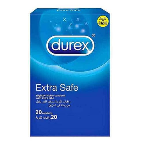Durex Extra Safe Thickest Condoms for Extra Protection 20Condoms