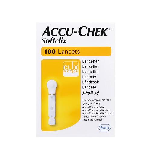 Acu Chek Softclix Lancets for Blood Glucose Testing 100Lancets