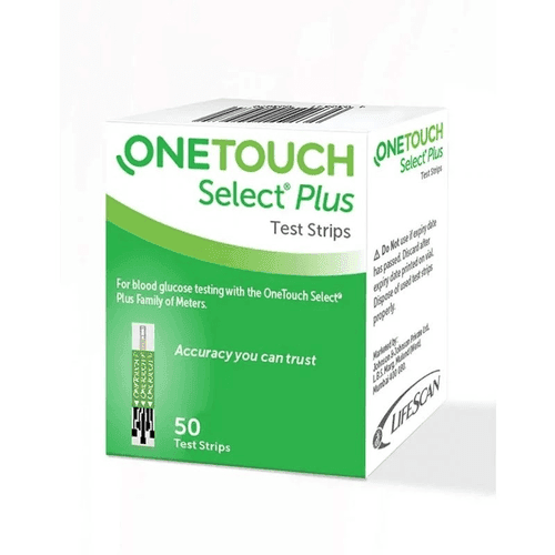 One Touch Select Plus Blood Sugar Test Strips 50Test Strips
