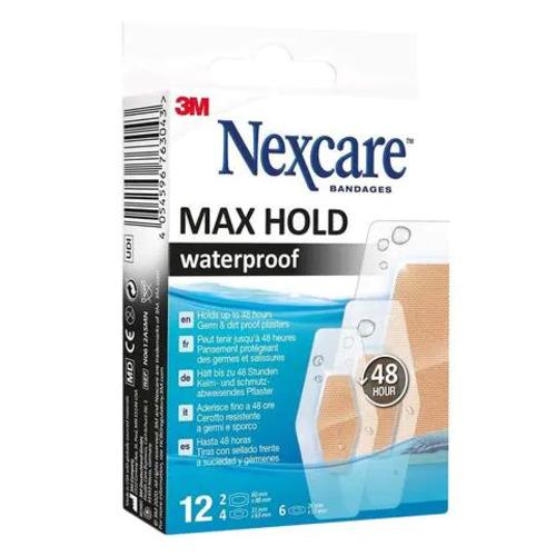 Nexcare Aqua Clear Waterproof and Antibacterial Adhesive Bandages for Dressing Wounded Skin 30Pcs Assorted