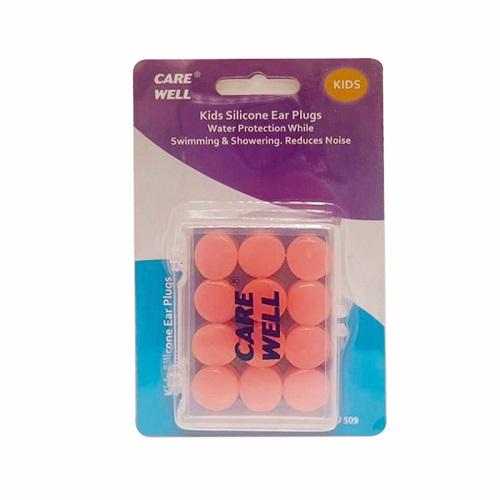 Care Well Kids Silicone Ear Plugs 12Pcs