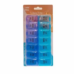 Care Well Twice a Day Weekly Pill Box 2x7