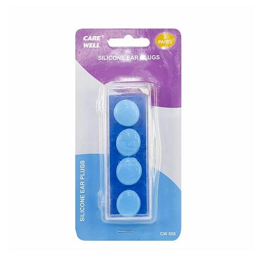 Care Well Soft Silicone Ear Plugs 4Pcs